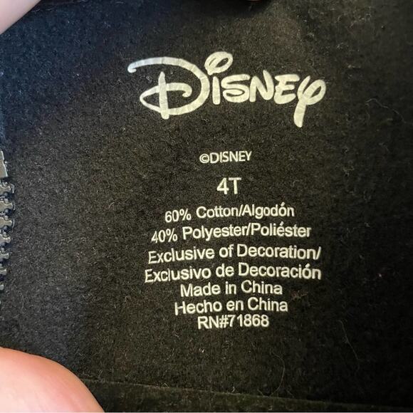 Disney 4T (Boys) Mickey Mouse eat Hoodie black Fandom casual comfy - Picture 4 of 7